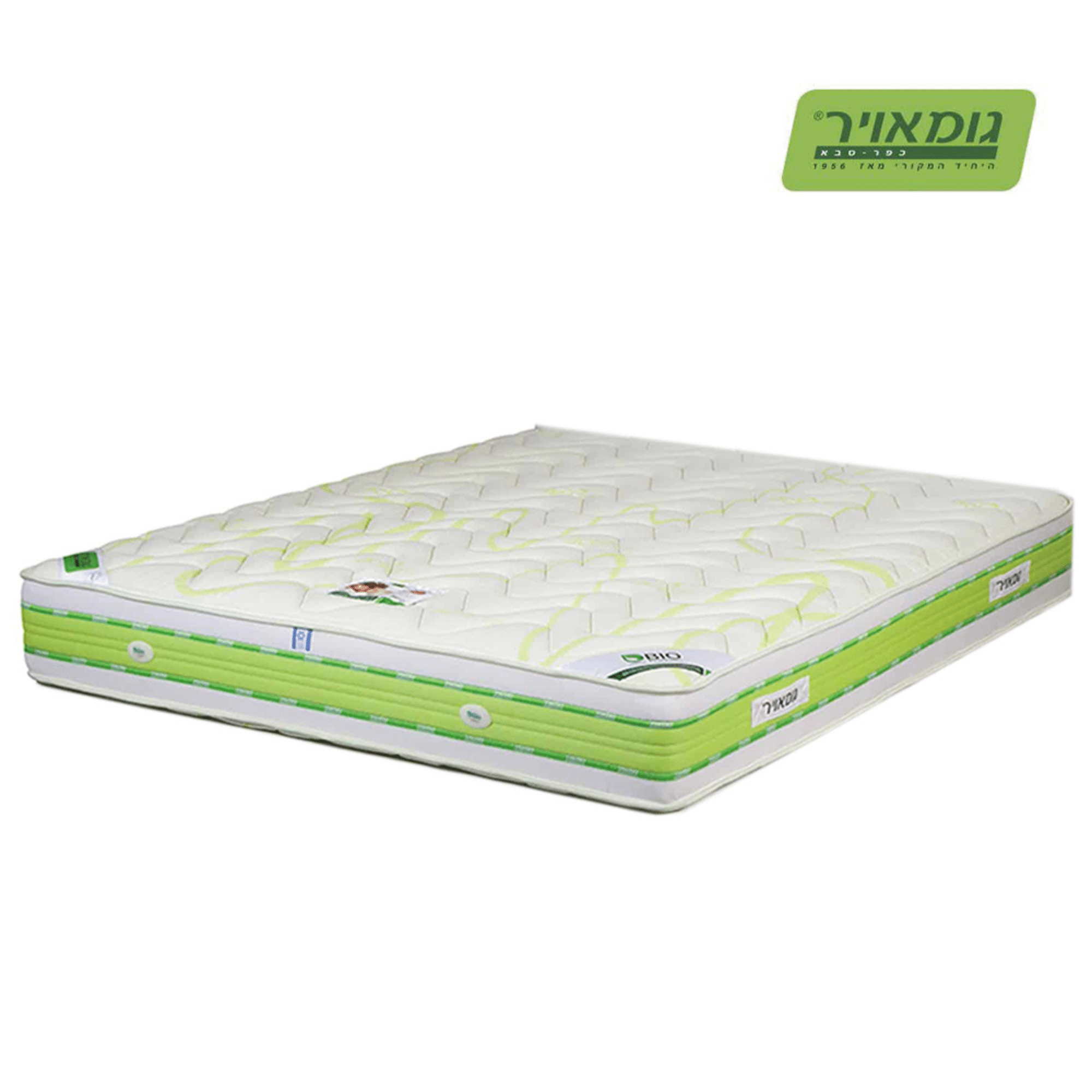 מזרן בריאות גומאויר דגם 992 - צד גמיש וצד קשיח